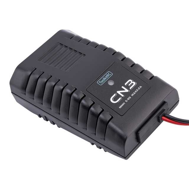 ToolkitRC CN3 NIMH 5-8S MAX 2.2A Portable Multiple Security Protections Compact AC Balance Battery Charger RC Model Black