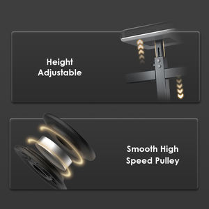 ZHOYA Sport Commercial Gym Multi-Functional Power Rack Bancs réglables Squat Lat Pulldown Cable Cable Crossover - Tout <span class=keywords><strong>en</strong></span> acier - Product Image 5