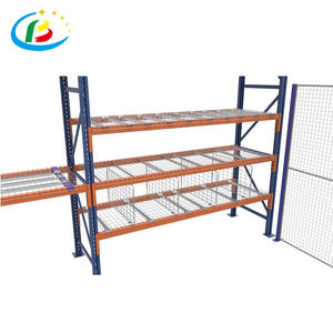 Séparateurs flexibles galvanisés de Decking de maille d'étagère de fil de stockage d'entrepôt avec le Decking - Product Image 3