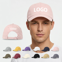 Casquettes de sport unisexes personnalisables avec logo, couleur unie, 100 % polyester, 6 panneaux, vierges, pour le golf et le baseball, vente en gros