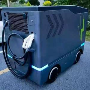 100KWH 리튬 이온 자동 충전 로봇 모바일 에너지 저장 바닥 장착형 EV 충전 스테이션 120KW 출력 - Product Image 2