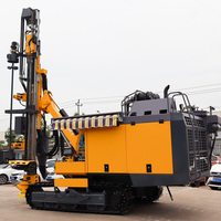 XL DRILL Group CSBPQ4C Foreuse DTH portable sur chenilles, alimentée au diesel, avec boîte de vitesses, moteur et pompe, pour le forage de trous profonds et les opérations de dynamitage minier