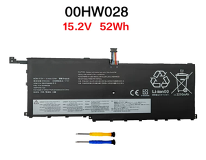00HW029 00HW028 Batterie 15.28V 3665mAh 56WH 01AV438 01AV439 01AV441 Pour <span class=keywords><strong>Lenovo</strong></span> <span class=keywords><strong>ThinkPad</strong></span> <span class=keywords><strong>X1</strong></span> Pour <span class=keywords><strong>Yoga</strong></span> Gen 1 Carbon 4TH - Product Image 5