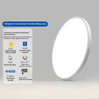 Plafonnier LED intelligent à température de couleur réglable, 15W, 3000K-6500K, en plastique moderne, pour maison et bureau, vente en gros usine, 80 lasers