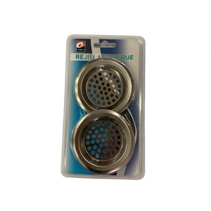 MNJ Rejin Air Plug 2Pcs Stainless Steel Drain Cover For Sink Bath Kitchen - Product Image 1