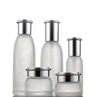 Conteneurs cosmétiques transparents et mats, noirs, écologiques, pour le soin de la peau, pots de lotion, ensemble d'emballage cosmétique, 10 pièces