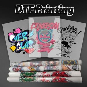 Custom Dtf Designs Ready to Press DTF Film Transfer Print on T-shirt for Dtf Printer T-shirt Printing <b>Machine</b> - Product Image 3