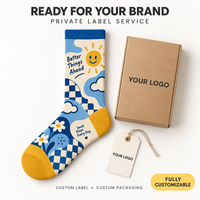 Chaussettes d'automne personnalisées OEM pour adultes - Polyester/Nylon/Coton/Bambou/Laine, résistantes aux déchirures, séchage rapide, impression numérique intégrale 360°