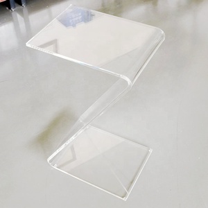 16 \ "cong <span class=keywords><strong>Z</strong></span> hình trong suốt hiện đại <span class=keywords><strong>Acrylic</strong></span> hiển thị giá thân thiện với môi Bàn cà phê - Product Image 6