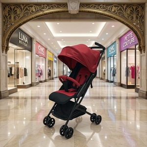 Carrito <span class=keywords><strong>de</strong></span> Bebé Compacto y Cómodo <span class=keywords><strong>de</strong></span> Ocho <span class=keywords><strong>Ruedas</strong></span> JXB, Freno Fácil <span class=keywords><strong>de</strong></span> Usar <span class=keywords><strong>con</strong></span> un Solo <span class=keywords><strong>Pie</strong></span> - Product Image 6