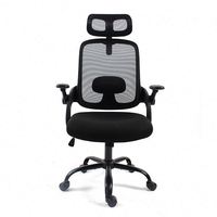 Vente en gros de chaises de bureau à dossier haut ergonomiques en maille respirante