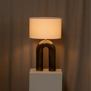 Modern Minimalist Curved Table Lamp Led <b>Light</b> E27 Switch Control For Bedroom Living Room Study Villa - Product Image 4