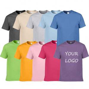 Etiquetas OEM internas y tarjetas con su logotipo ofrecen camisetas de algodón personalizadas para hombre, camisetas en blanco para imprimir, camisetas publicitarias de 250g. - Product Image 1