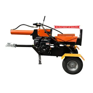 25T Fast Splitting Wood Log Splitter Hydraulic Vertical And Horizontal gasoline kinetic tractor log splitter