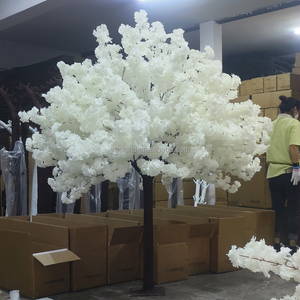 S970 2M Trong Nhà Ngoài Trời Trang Trí Đám Cưới Lớn Sakura Hoa Màu Trắng Mô Phỏng Giả Nhà Máy Nhân Tạo Hoa Anh Đào Cây - Product Image 3
