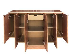 Luxury Modern Eco-Friendly Durable Solid Wood <b>Sideboard</b> Buffet Cabinet Drawers Shelves Living Room Dining Hotel Use Vietnam - Product Image 2