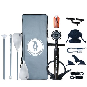 Envío gratuito Stand up paddle surf pez inflable de tablas de sup inflable de pesca stand-up paddle board - Product Image 3