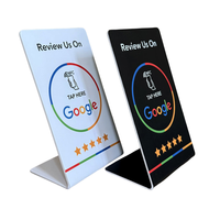 Offre Spéciale : Support de Table NFC Personnalisé pour Avis Google et Cartes Google – Carte d'Affichage pour Réseaux Sociaux