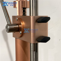 Máquina de prensado manual de botellas de aluminio BSK-SZ01, bomba de pulverización, máquina de tapado de botellas de perfume