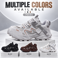 En gros Baskets Chunky à Lacets pour Femme, Tige en Maille, Motif Géométrique, Style Dad Shoes Tendance, Logo Personnalisé, Chaussures Décontractées