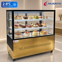 Réfrigérateur de présentation de pâtisseries encastrable sur mesure pour les cafés 35.6-46.4 ° F
