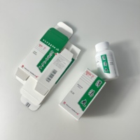 Boîte d'emballage en papier personnalisée pour pilules, boîte d'emballage pour flacon de médicament