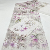 Robe de scène pour femmes, jupe à imprimé laser, perles, broderie, tissu en tissu éponge tissé, nouveau tissu d'ameublement transfrontalier