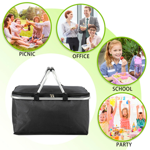 Bán Buôn Túi Dã Ngoại Cách Nhiệt Cooler Ráp Cho Cắm Trại Bãi Biển Dã Ngoại Giỏ - Product Image 6