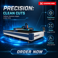 Nouveau Découpeur Laser Fibre Métal Leadhan 1530 1500W 3KW pour Acier Inoxydable, Coupe Efficacement les Tôles, Compatible Cypcut AI