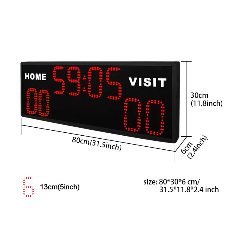 CHEETIE CP42 Home Visit or Guest Electric Keep Scores 1 to 99 Stadium Led Scoreboard Outdoor