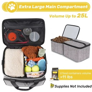 Échantillon Gratuit : Sac de Rangement Personnalisé pour Friandises et Aliments pour Animaux, Sac de Voyage pour Dressage Canin, Ensemble de Trois Pièces pour Emballage d'Aliments pour Animaux - Product Image 5