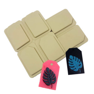 Molde de silicona de 4 cavidades para velas aromáticas, yeso y resina, diseño creativo - Product Image 6