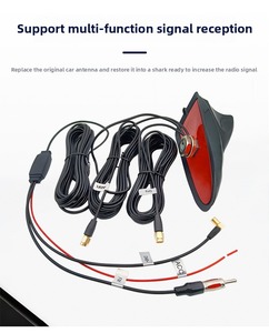 <span class=keywords><strong>Antenne</strong></span> de voiture quatre-en-un en fibre de carbone aileron de requin <span class=keywords><strong>antenne</strong></span> de radio et de navigation FM/DAB/GPS/WiFi multifonctionnelle - Product Image 5
