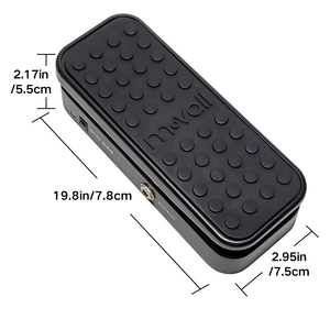 Pedal de Efectos para Guitarra Movall MP-120, Tamaño Grande, Clásico, Negro, Aluminio/Aleación, Certificado CE, RoHS, FCC, <span class=keywords><strong>Wah</strong></span> y Volumen - Product Image 2
