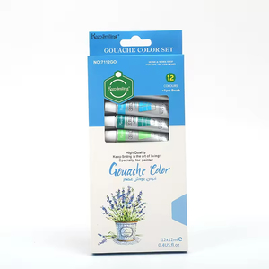 Keep Smiling Wholesale Artist Graffiti <span class=keywords><strong>Gouache</strong></span> Paint Set Peinture <span class=keywords><strong>Gouache</strong></span> à séchage rapide pour la peinture sur papier et toile - Product Image 5