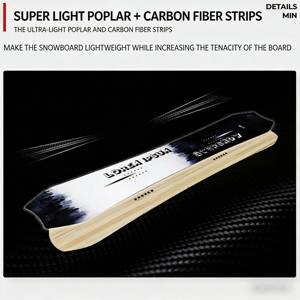 Nuevo Set <span class=keywords><strong>Completo</strong></span> de Snowboard para Hombre, Snowboard para Adultos Todo Terreno y para Saltos, <span class=keywords><strong>Equipo</strong></span> de Snowboard Personalizado para Estaciones de Esquí - Product Image 4