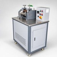 Kunststoff-Pelletiermaschine Labor-Zweiwalzenmischer Masterbatch Farbverbindung Granuliermaschine Pilotanlage Elektrische Heizung CE