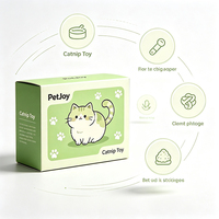 Boîte d'emballage extérieure rigide en PET personnalisée pour le rangement des ensembles de jouets à la menthe pour chatons
