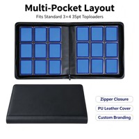Álbum de Cartas Coleccionables Personalizable de PU con Acabado de Cuero Duradero