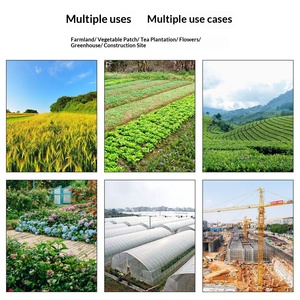 Ensemble de micro-asperseurs agricoles DaringFish à 360 degrés de type G, tiges rotatives verticales à insérer dans le sol, pulvérisation pour jardin et aménagement paysager - Product Image 4