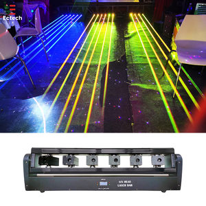 Chuyên nghiệp RGB di chuyển đầu DJ Đảng hiệu ứng ánh sáng laser ánh sáng câu lạc bộ đêm sét cho Disco Balls - Product Image 1