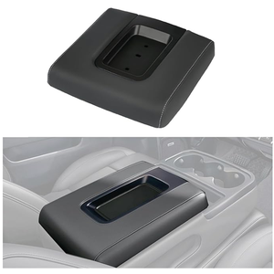 22881398 Couvercle de l'accoudoir de la console centrale avant en cuir pour (14-20) Tahoe Silverado 1500 2500 3500 HD, <span class=keywords><strong>Escalade</strong></span> ESV, Yukon Sierra - Product Image 3