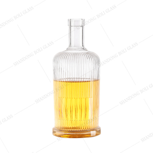 Logo personnalisé Bouteilles en verre silex de 750ml pour <span class=keywords><strong>vodka</strong></span> whisky rhum-Bouteille en verre de qualité supérieure 700ml <span class=keywords><strong>70CL</strong></span> avec <span class=keywords><strong>prix</strong></span> d'usine - Product Image 2