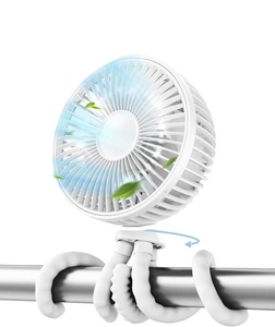 Ventilador Portátil Plegable Tipo Pulpo, Flexible 360°, Recargable por USB, 3 Velocidades, para Cochecito de Bebé - Product Image 1