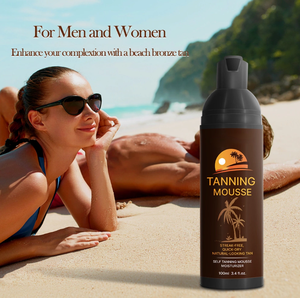 <span class=keywords><strong>Mousse</strong></span> <span class=keywords><strong>auto</strong></span>-nettoyante à effet bronze naturel, 36/8%/12%/16% bouddha, sans soleil - Product Image 5