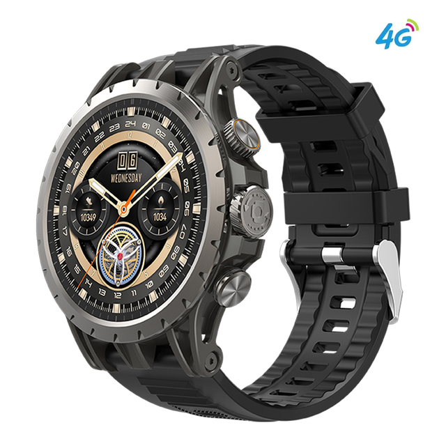 4G Android Smart Watch 1.43inch Amoled HD Camera Health Monitoring Video Call Voice Assistant Sports Sim Card Smartwatch