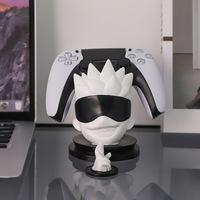 Accessoire multifonctionnel de bureau créatif Support de rangement PS5 et support pour manette de jeu Xbox en plastique durable