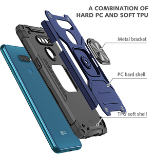 DIOUSI Estuche antichoque para teléfono TPU + PC de alta calidad para LG K71 K61 K31 - Product Image 4