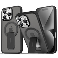 Support magnétique multifonction pour étui, charge sans fil, dissipation de chaleur, support invisible, compatible avec