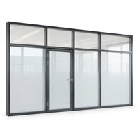 Système de cloisons de bureau modernes avec porte pour suites de direction et salles de conférence - Modèle
